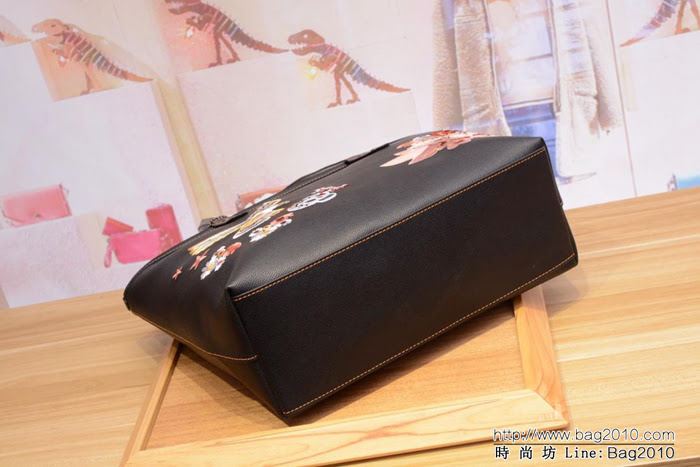 COACH蔻馳 秋冬新款 COACH 蔻馳 35865 新款刺繡 單肩托特TOTE女包  Chz1448
